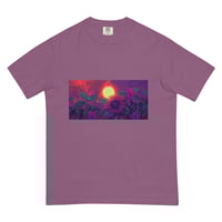 Image 1 of Sun and Flower Unisex Heavyweight T-shirt