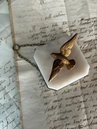 Image 5 of Très joli porte-rameau en onyx et bronze, époque Art Déco