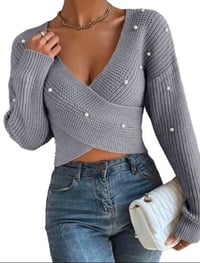 Image 1 of Pearl knitted Sweater