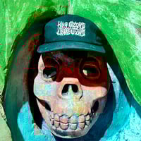 Image 3 of Metal KGLW - White on Black 5-Panel Hat