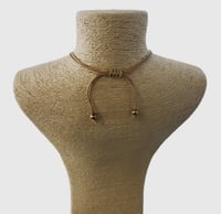 Image 2 of Mocha Round Necklace