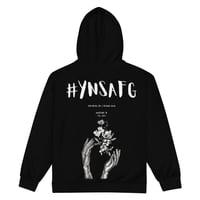 Image 2 of "YNSAFG" Unisex zip hoodie