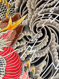 Image 3 of A1 Original Dragon painting 