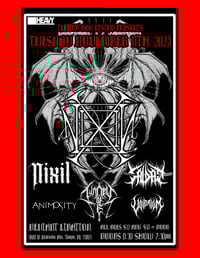 NIXIL / SAIDAN w/ VOIDRIUM, TUNNELS OF SET, & ANIMOSITY 11/11/25