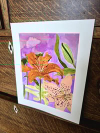Image 2 of "Lilies" Original