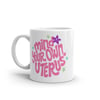 Mind Your Own Uterus White Glossy Mug