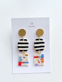 Paire de boucles d'oreilles céramique TISSA 7