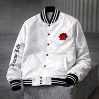 Image 1 of "Concrete Rose" Bomber Jacket 