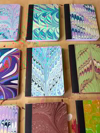 Image 2 of Marbled Mini Composition Notebook