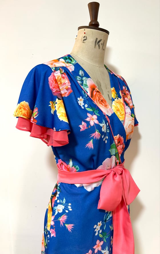 Image of Floral wrap dress