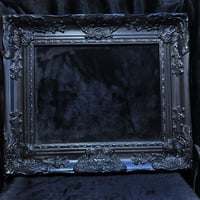 Image 1 of 11x14 Enamel Pin Frame (Black/ Black Fabric