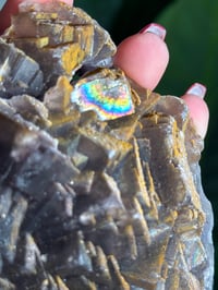 Image 2 of NATURAL RAINBOW IRIDESCENT CUBIC FLUORITE -CHINA- A