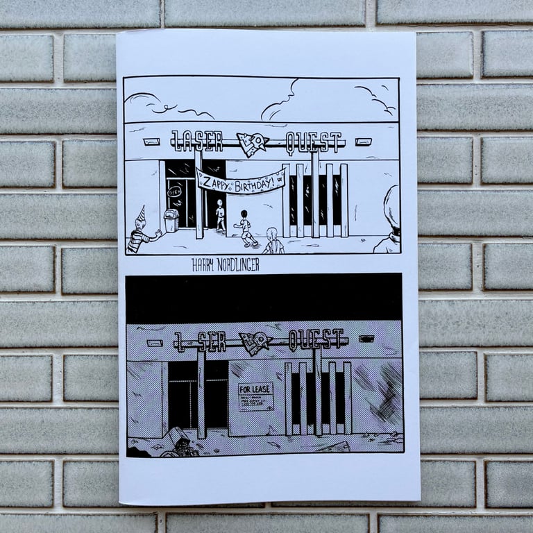 Laser Quest by Harry Nordlinger - SIGNED & #'D