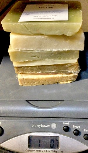 Image of One pound  Labeled Soap  Ends
