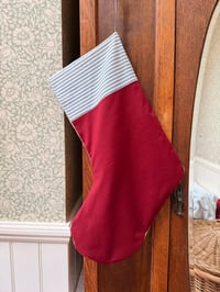 Image 5 of Antique Victorian Quilt Stocking No. 1