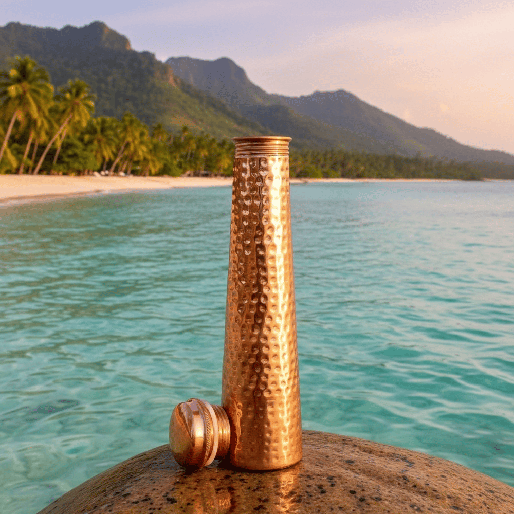 Image of Copper Water Bottle #1
