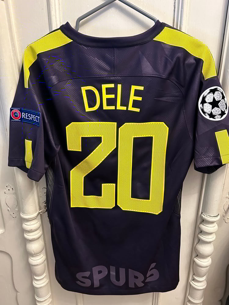 Image of Tottenham Hotspur “DELE 20” 2017/18 Third Shirt + UCL patches  (S)