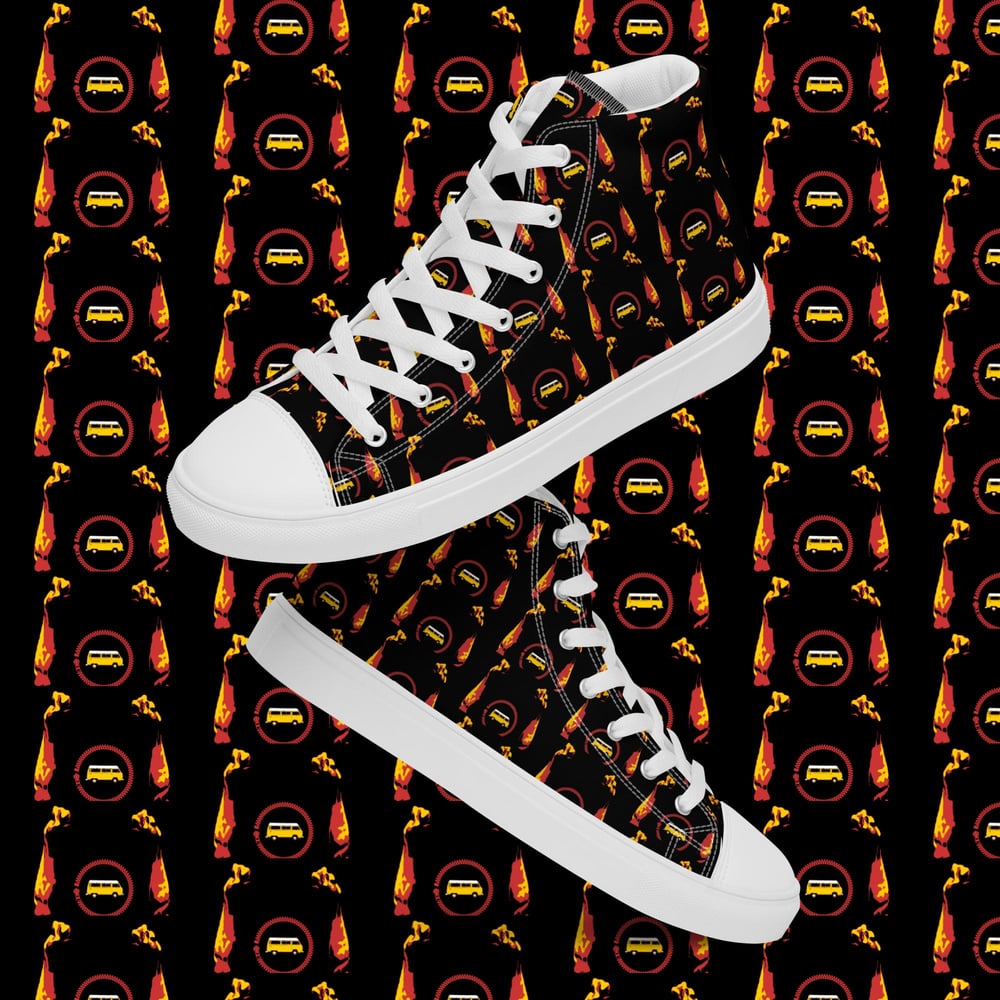 BOLD STANCE MEN'S HIGH TOP CANVAS (FIRE REBEL)