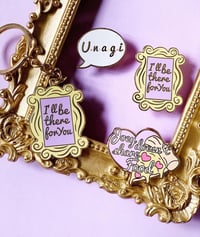 Image 2 of Friends pins and keychain