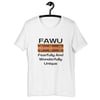 FAWU Yellow/Brown Print (White)