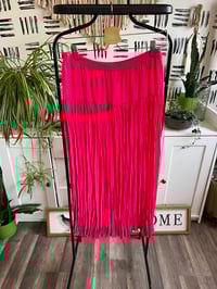 Image 1 of vintage pink  pleated skirt 