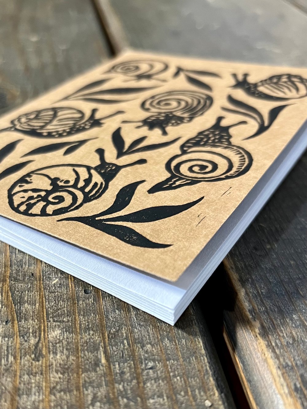 Mini snail notebook