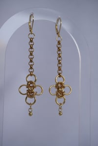 Image 2 of In Bloom Hoops (Gold)