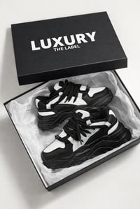 Image 3 of MENS BLACK ICON TRAINERS