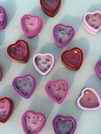 Image 2 of heart shaped tin candles