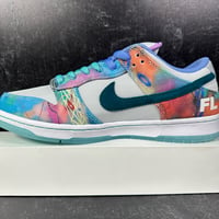 Image 9 of NIKE FUTURA LABORATORIES X DUNK LOW OG QS SB BLEACHED AQUA MENS SHOES SIZE 9.5 NEW