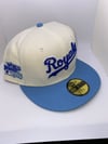 Kansas City Royals White Dome Lids 7 5/8