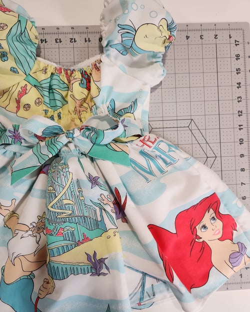 Image of Mermaid Puff sleeve dress
