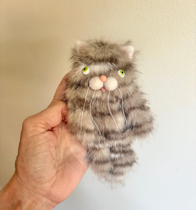 Image of Big Fluffy Tabby Cat #2