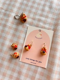Image 3 of Animal Frosting Money Bag Dangle Earrings