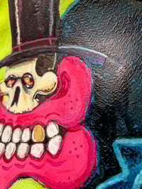 Image 2 of Grin  Hand embellished etching Artist Proof 