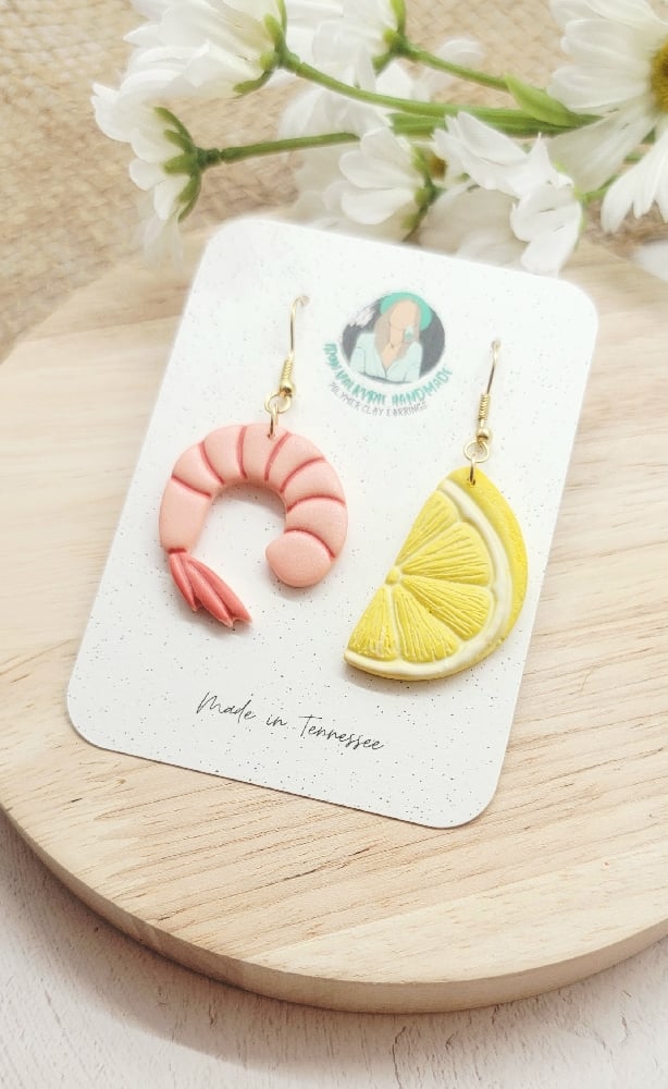 Image of Citrus + Shell Dangles