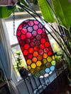 Honeycomb Pill - Red Sunset