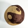 Ying yang brown and tan