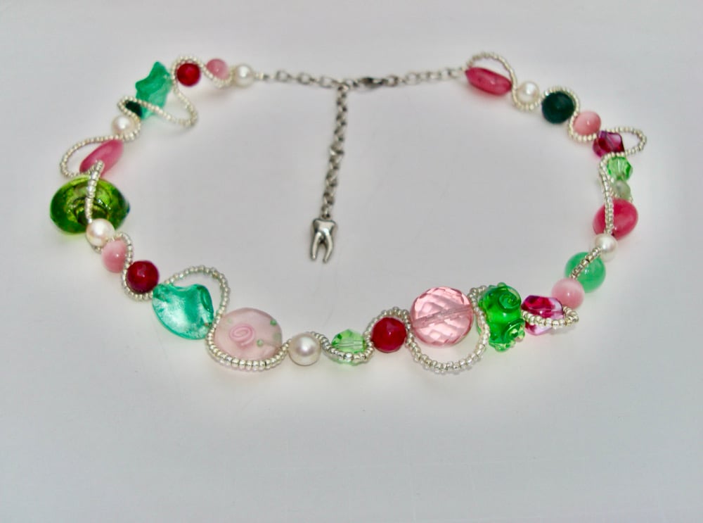 Image of PINKXGREEN 2WISTED NECKLACE