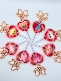 Image 1 of Skzoo Heart Lollipop keychains