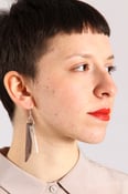 Image of (+90) wood-plexi Earring