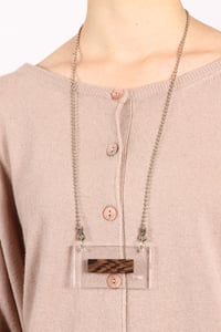 Image of (+90) plexi-wood Necklace