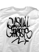 Image of Casual Ghosts - 'Handstyle' White