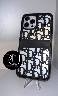 Black DD hollow iPhone case