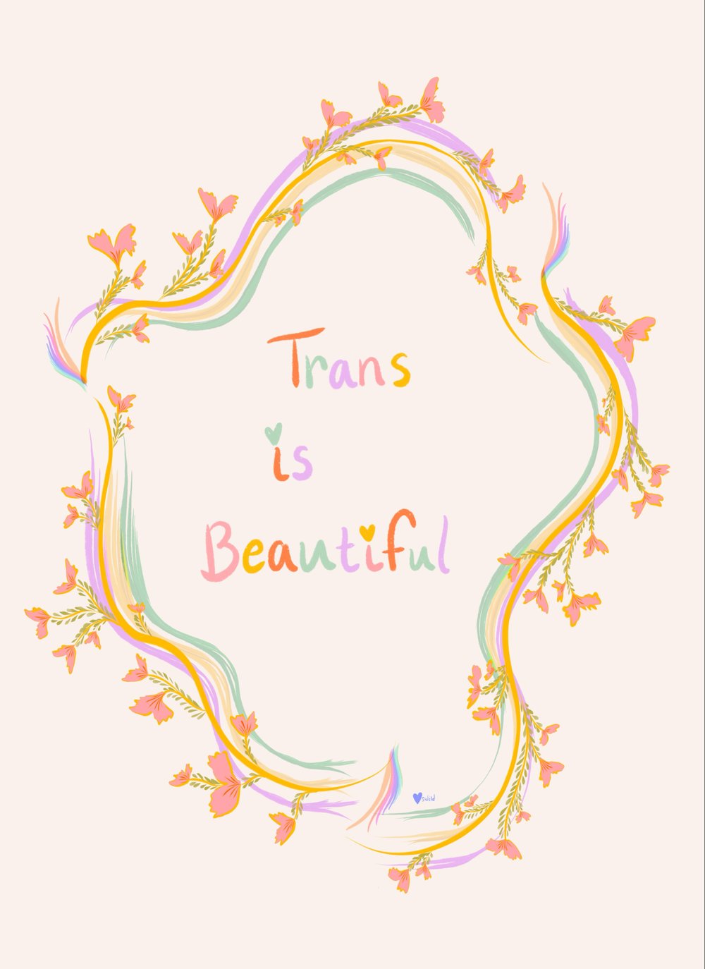 Image of Trans is beautiful 