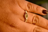 Image 3 of OOAK Ring - Labradorite Size 7