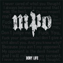 Image of "deny life"  new cd album
