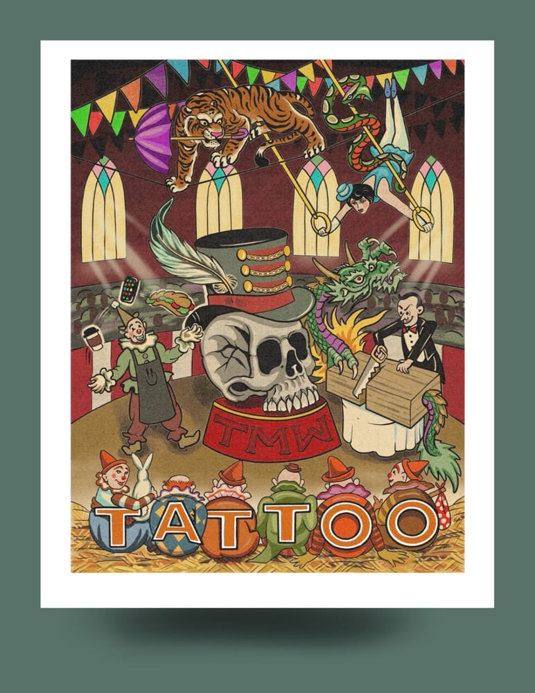 Image of Circus Print - 16” x 20”