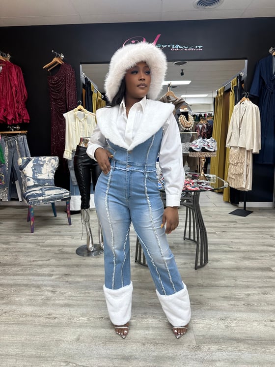Image of Frost bite Jumpsuit (button up not included)