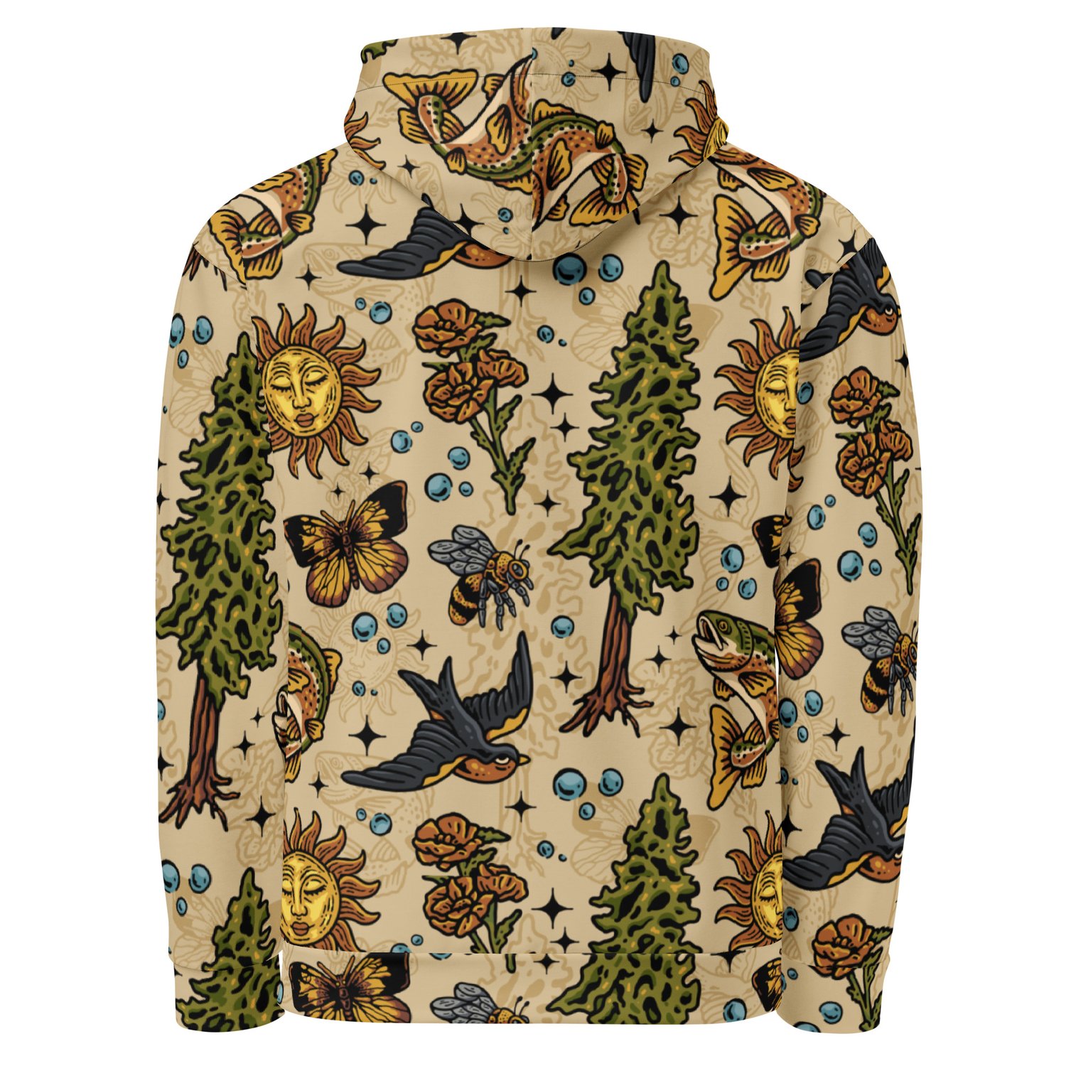 Tan Unisex CaliRise Cotton Hoodie